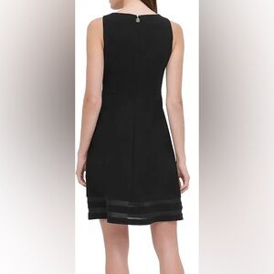 Tommy Hilfiger Black Sleeveless Sheath Dress Cocktail